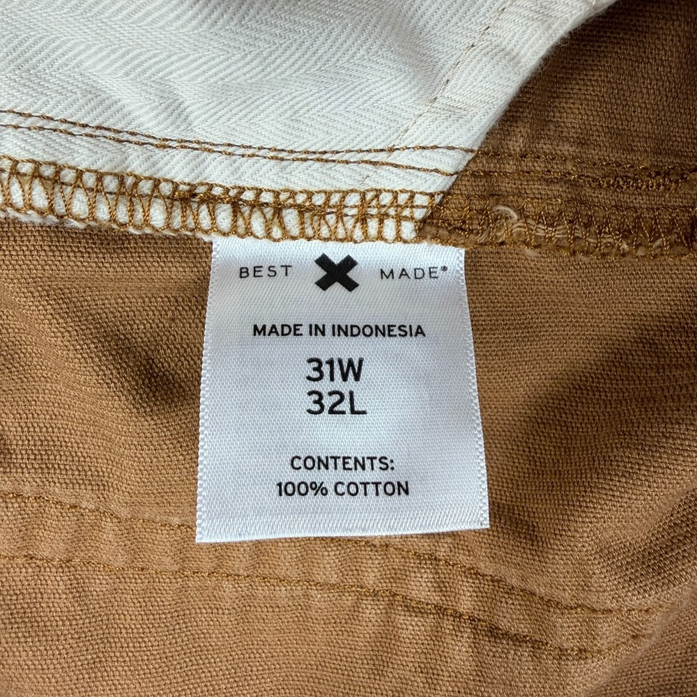 Best Made Co. Men's Corduroy 5 Pocket Trousers Pants 31x32 Brown Casual - Picture 5 of 9